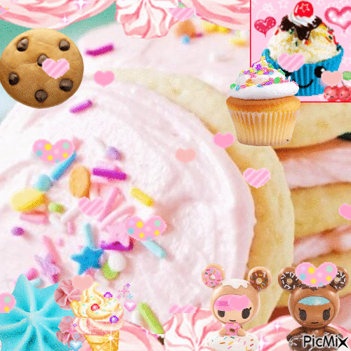 Cookie luv 🎀( -_^) 🎶🍪 - Zdarma animovaný GIF