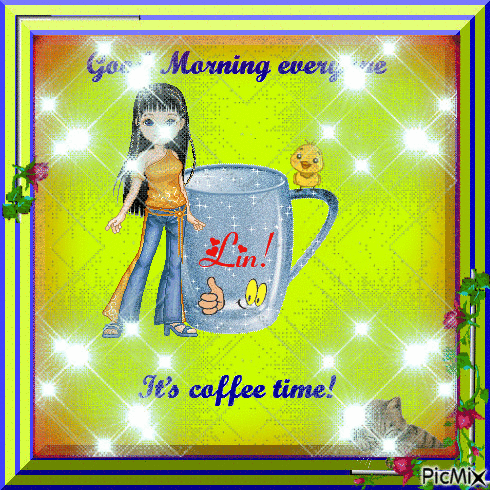 ~coffee time~ - Gratis animerad GIF