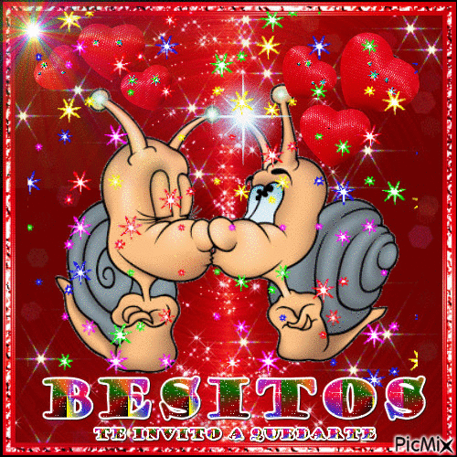 Besitos - Бесплатный анимированный гифка
