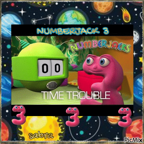 NUMBERJACK 3 - Бесплатный анимированный гифка
