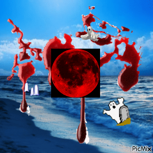 bloodmoon - Бесплатный анимированный гифка