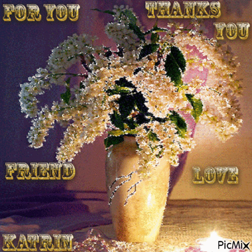 THIS IS OF MY DEAR FRIEND KATRIN !THANK YOU SO MUCH!HUGS! - GIF animado gratis