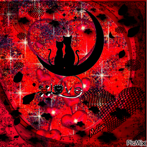 Love red and black -S.V. - Animovaný GIF zadarmo