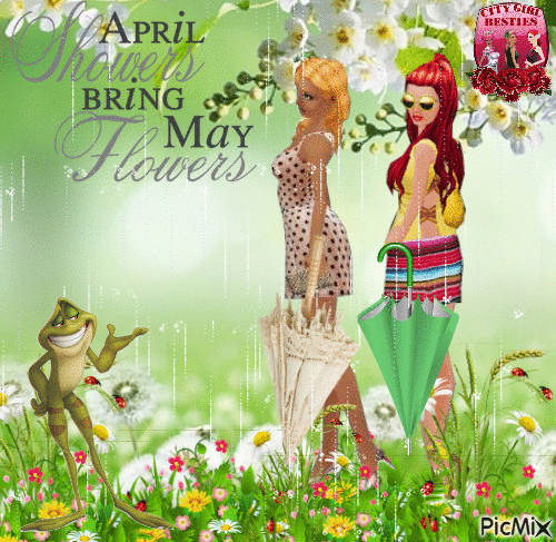 april showers - Free animated GIF