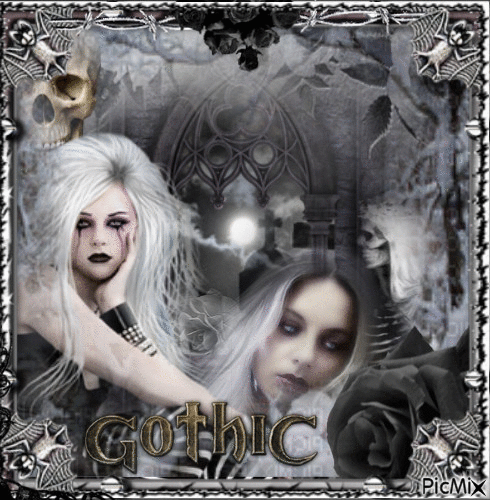 gothic women - GIF เคลื่อนไหวฟรี