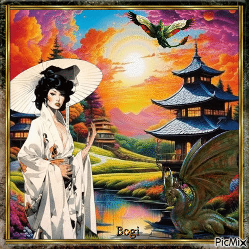 Asian legends - fantasy... - Gratis animerad GIF