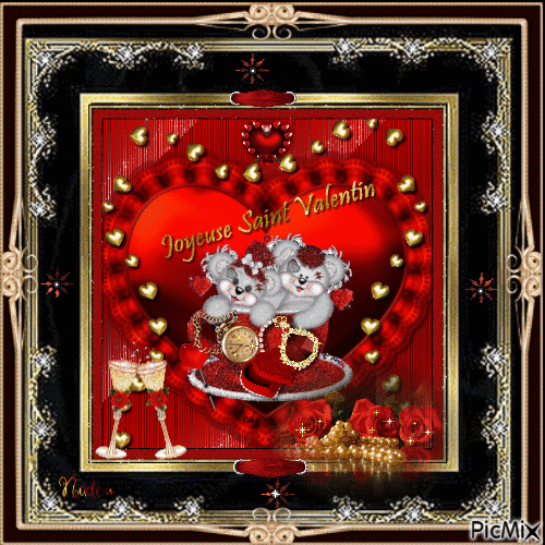 Joyeuse Saint Valentin - Бесплатни анимирани ГИФ