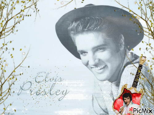 Elvis Presley - Бесплатный анимированный гифка