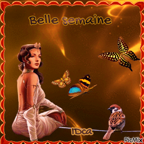 Belle semaine - Bezmaksas animēts GIF