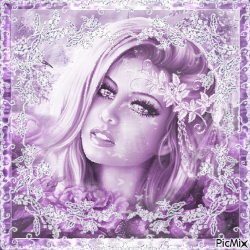 Purple Woman - Gratis geanimeerde GIF
