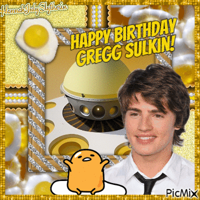 (♠)Happy Birthday Gregg Sulkin(♠) - GIF animate gratis
