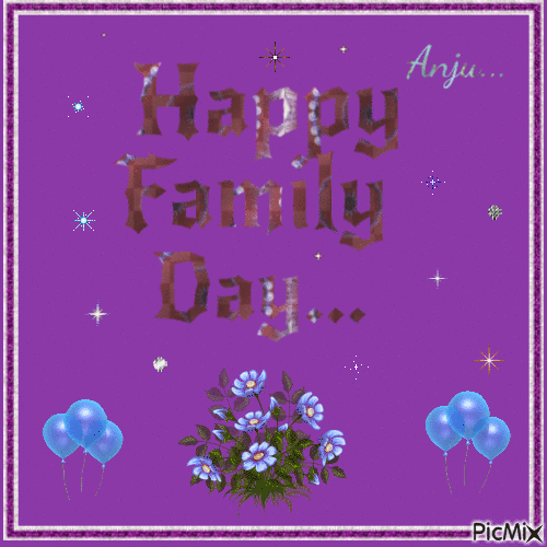Happy Family Day ! - Ilmainen animoitu GIF