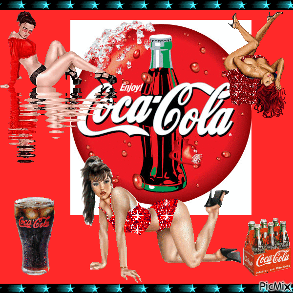 coca cola - GIF เคลื่อนไหวฟรี