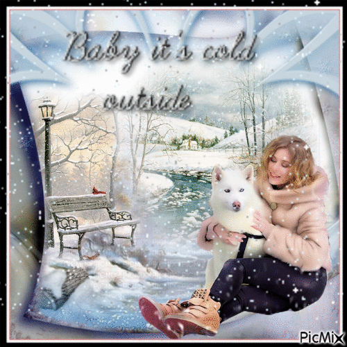 its cold outside - GIF animé gratuit