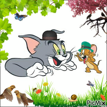 Tom et Jerry - Δωρεάν κινούμενο GIF