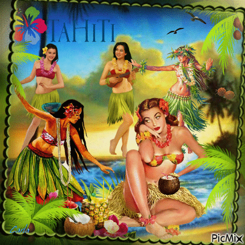 Tahiti - Darmowy animowany GIF