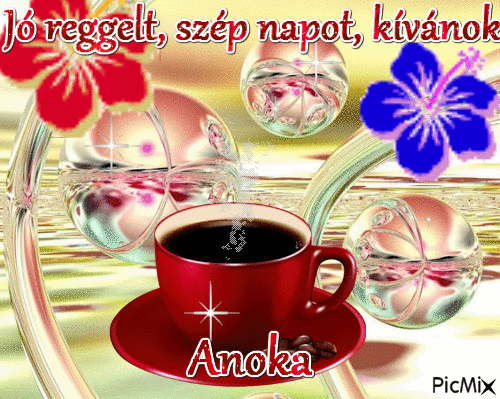 reggeli kép Anokától - Бесплатный анимированный гифка