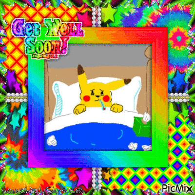 {Get Well Soon Pikachu!} - Besplatni animirani GIF