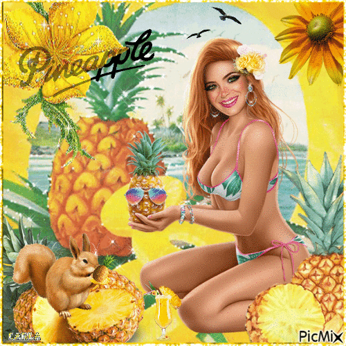 Pineapple - Darmowy animowany GIF