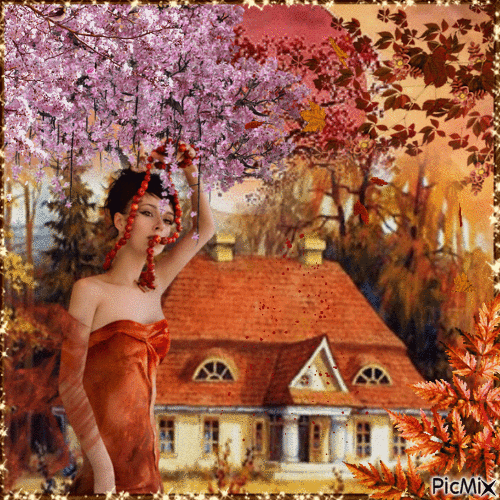 otoño multicolor - Δωρεάν κινούμενο GIF