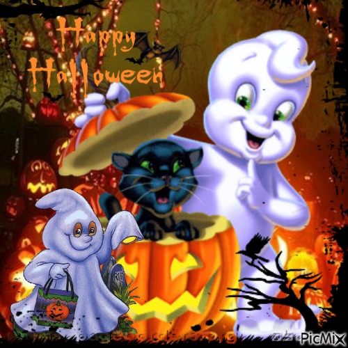 Fantômes d'Halloween...concours - png grátis