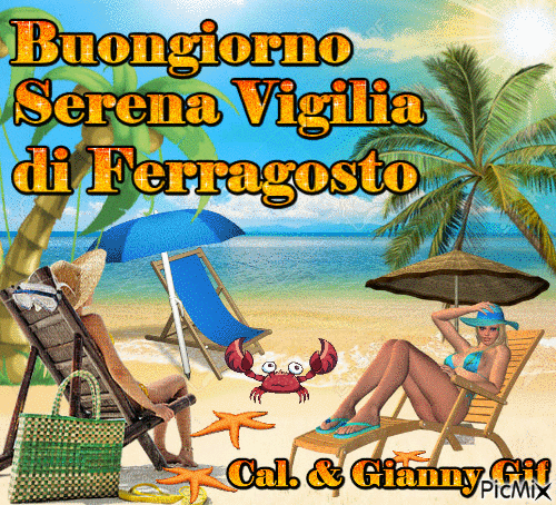 Buona Vigilia di Ferragosto - Bezmaksas animēts GIF