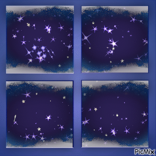 Nachthimmel, Night Sky - Gratis animerad GIF