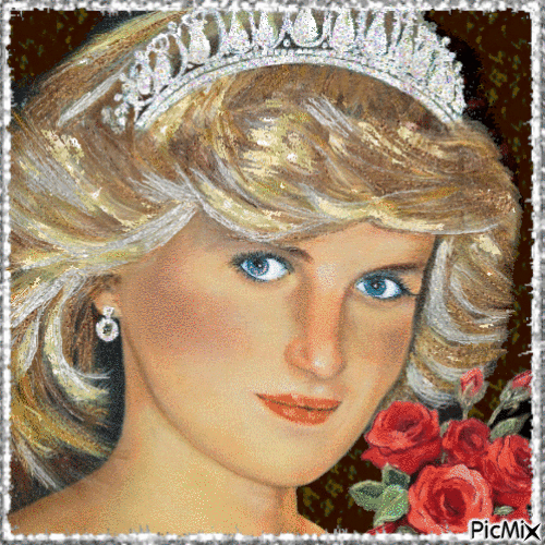 Prenses Diana - GIF animate gratis