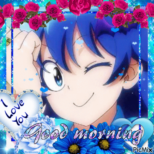 Irumi good morning - Free animated GIF