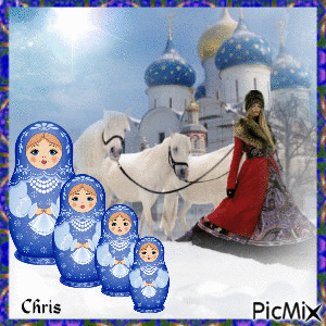 Les poupées Russes - Zdarma animovaný GIF