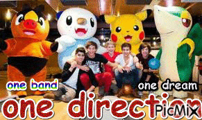 one band,one dream,one direction - 免费动画 GIF