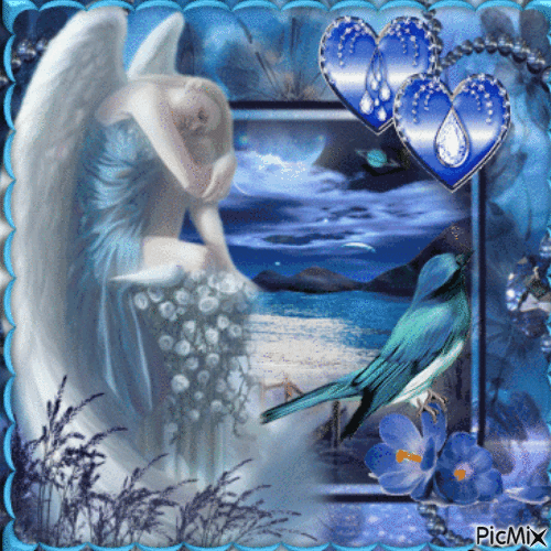 L'Ange bleu - Nemokamas animacinis gif
