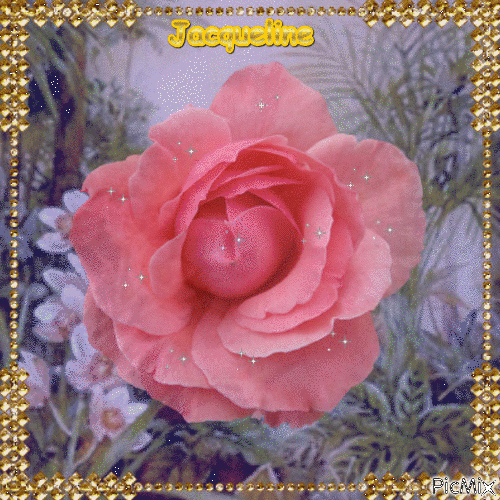 rose scintillante - Бесплатный анимированный гифка