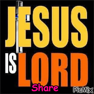 Jesus is Lord - GIF animate gratis