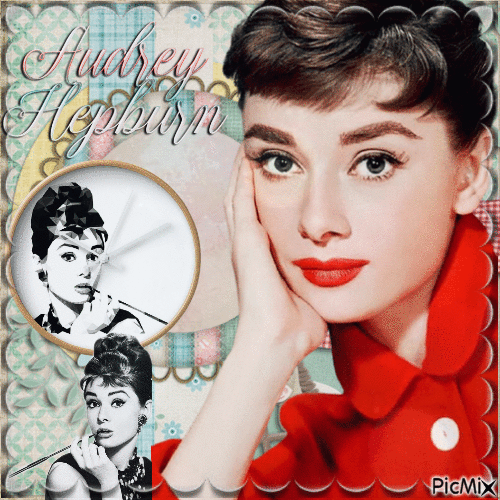Audrey Hepburn - Bezmaksas animēts GIF