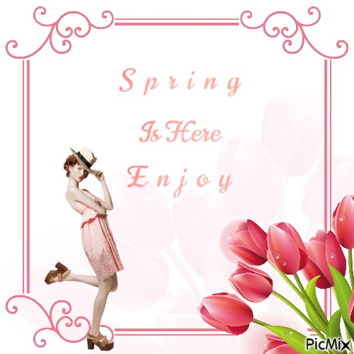 Spring is here, enjoy - png gratis