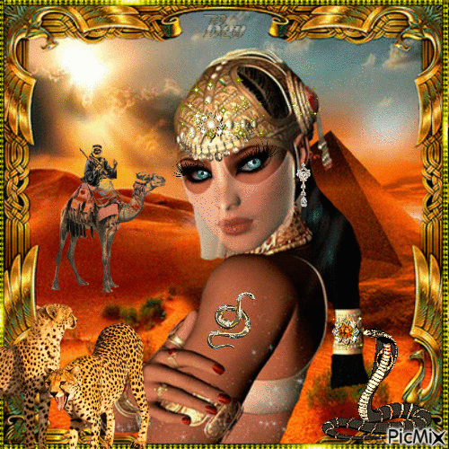 Egyptian Princess - Gratis geanimeerde GIF
