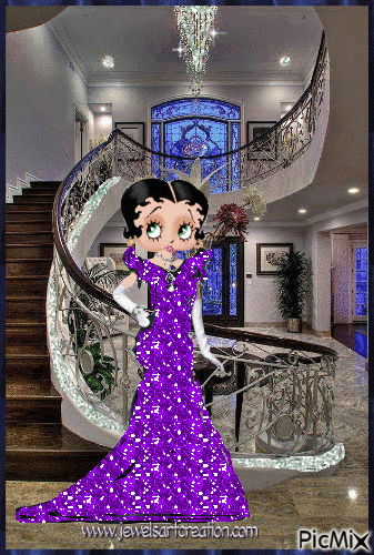 Purple Betty - Bezmaksas animēts GIF