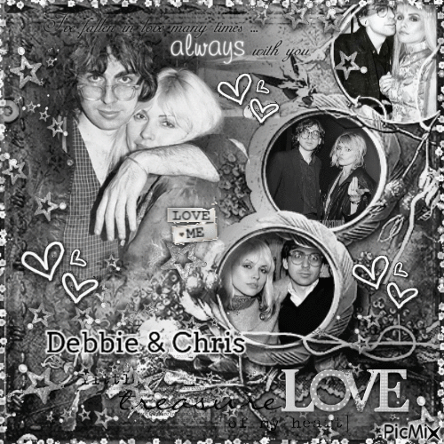 Debbie Harry & Chris Stein - Darmowy animowany GIF
