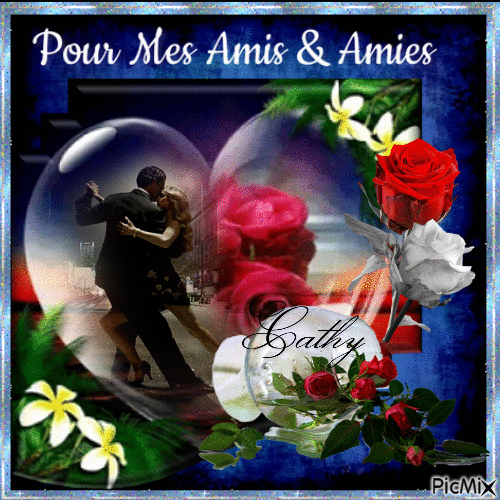Cadeau Pour Mes Amies & Amis - Безплатен анимиран GIF