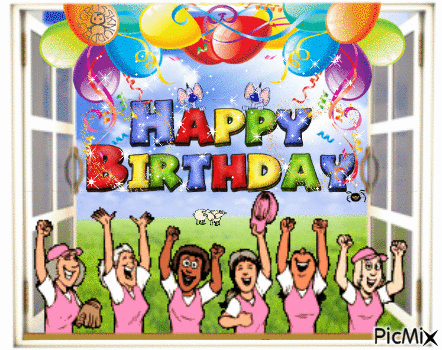 Happy Birthday - GIF animate gratis