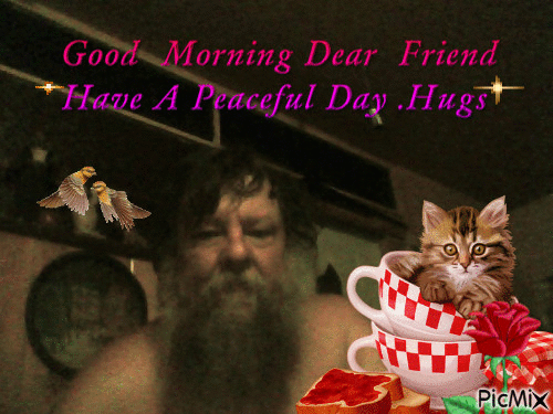 good morning my friends - GIF animasi gratis