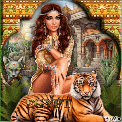 Egyptian Beauty-RM-01-27-23 - 免费动画 GIF