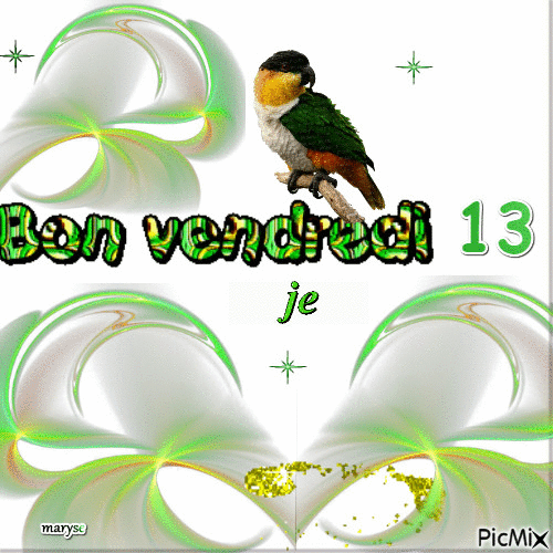 VENDREDI 13 - Nemokamas animacinis gif