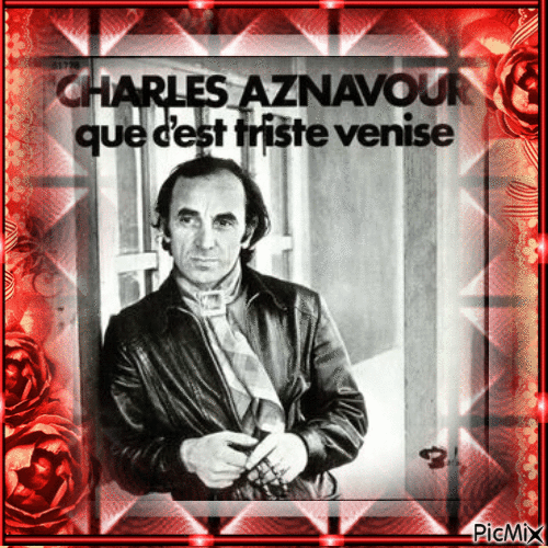 Charles Aznavour - Ücretsiz animasyonlu GIF