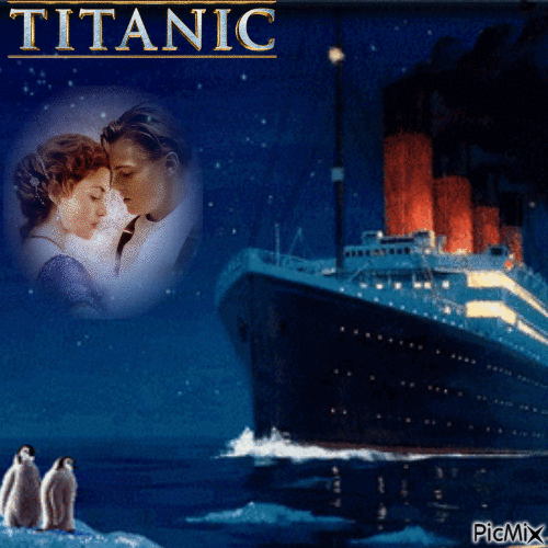 Le Titanic - GIF animé gratuit
