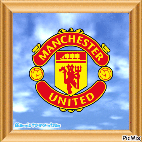 FC MANCHESTER UNITED - FOOTBALL TEAM - Free animated GIF