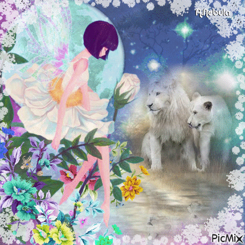 Fairy in white - 免费动画 GIF