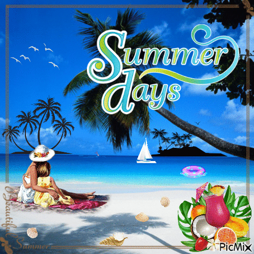 Summer Days - GIF animé gratuit