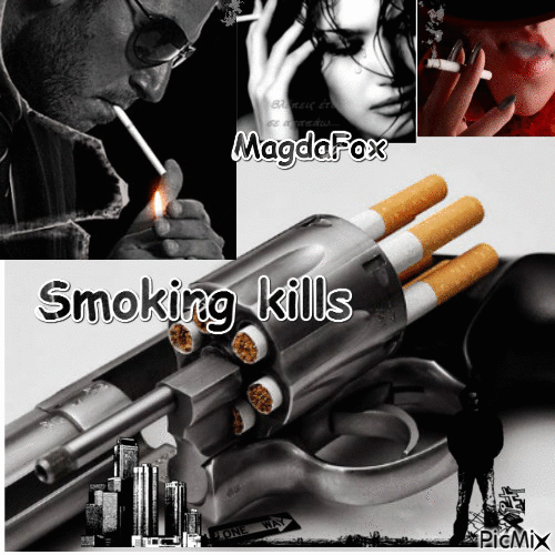 smoking kills - Free animated GIF - PicMix